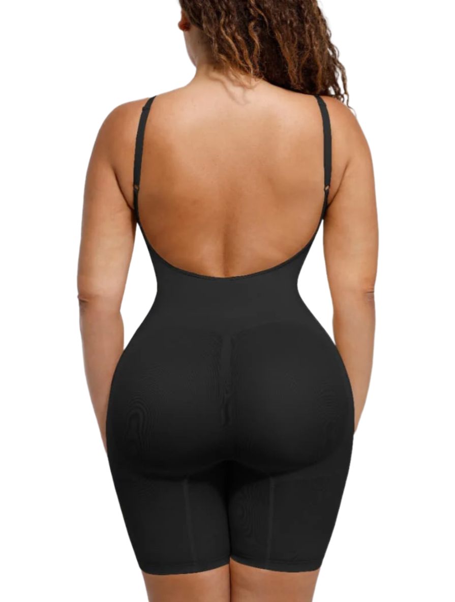 SEAMLESS SCULPT BODY SHAPER WITH OPEN-BACK