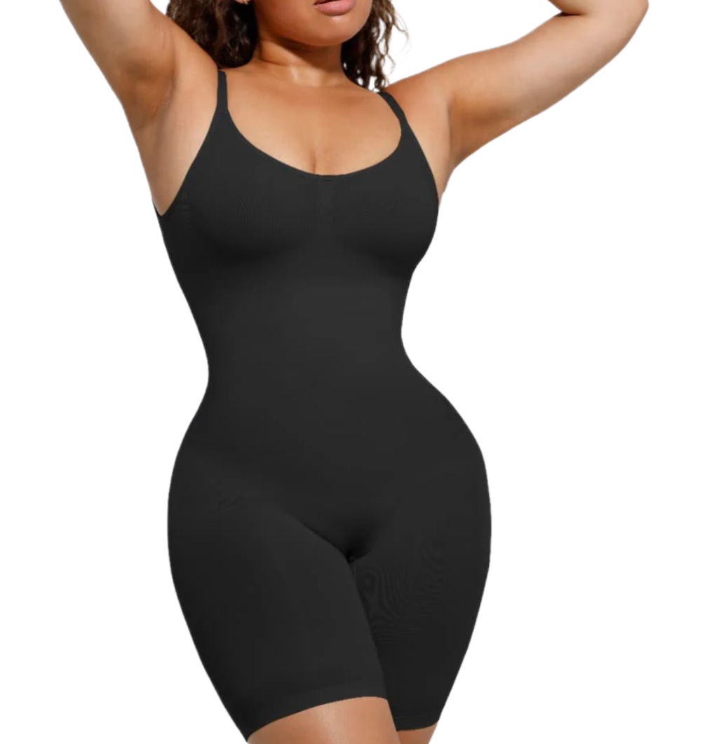 SEAMLESS SCULPT BODY SHAPER WITH OPEN-BACK