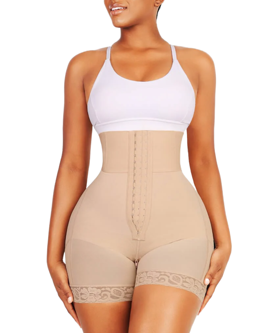 3-BONE TRIPLE-BREASTED HIGH-WAIST ELASTIC BODY BUTT LIFTER