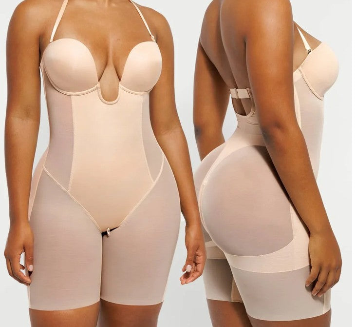 DEEP PLUNGING BUTTOCK LIFTING BODYSUIT