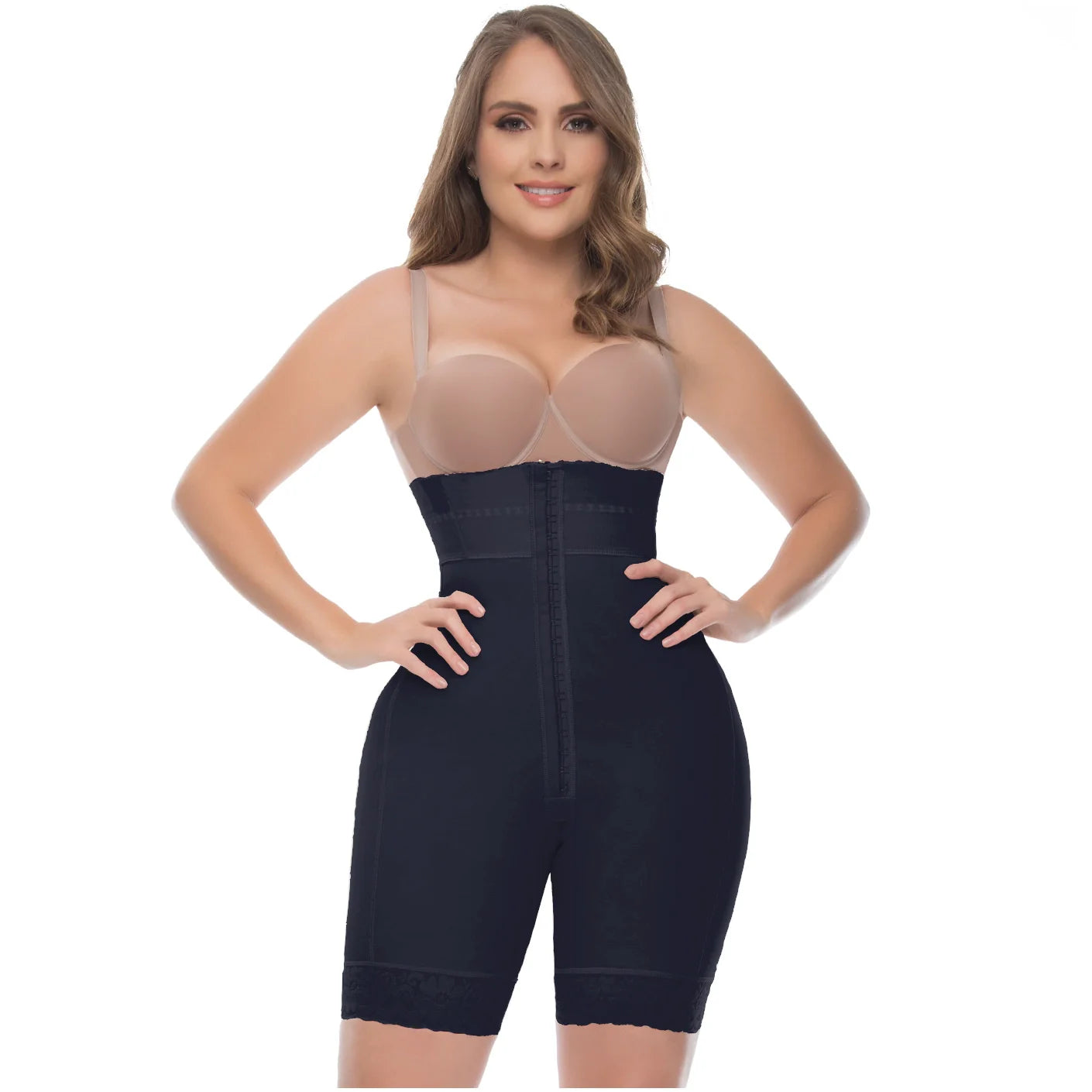 HIGH WAISTED TUMMY CONTROL BUTT LIFTER SHAPEWEAR SHORTS / POWERNET