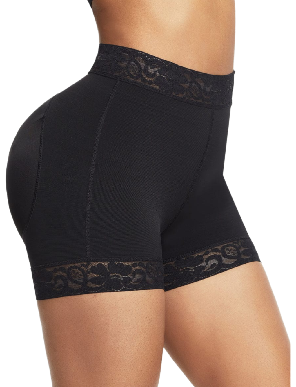 HIGH-WAIST LACE BUTT ENHANCER PANTY – CURVE SMOOTHING