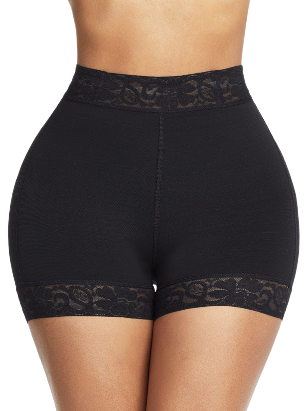 HIGH-WAIST LACE BUTT ENHANCER PANTY – CURVE SMOOTHING