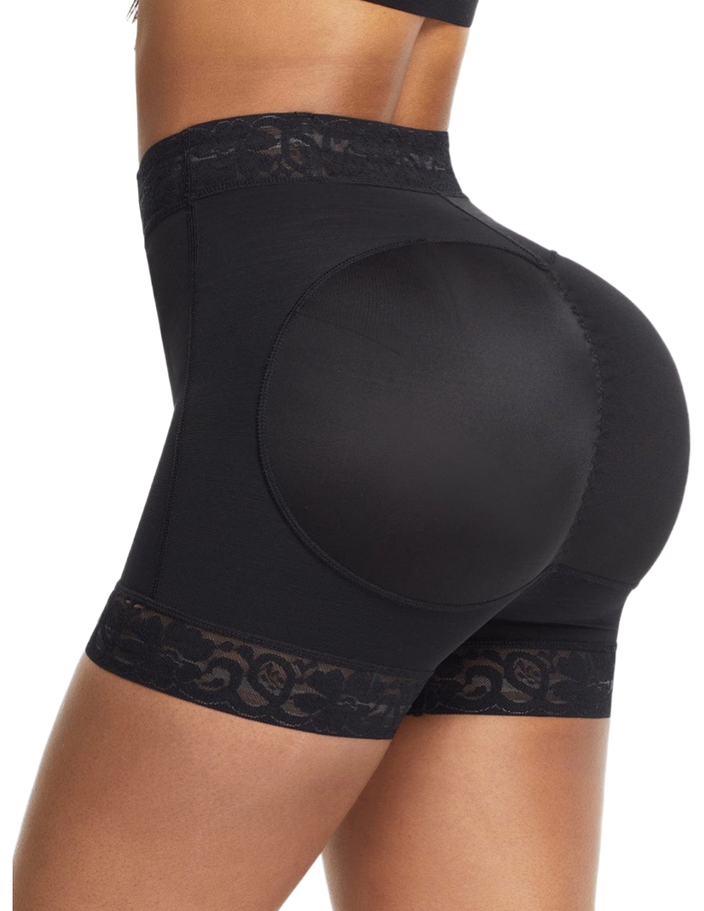 HIGH-WAIST LACE BUTT ENHANCER PANTY – CURVE SMOOTHING