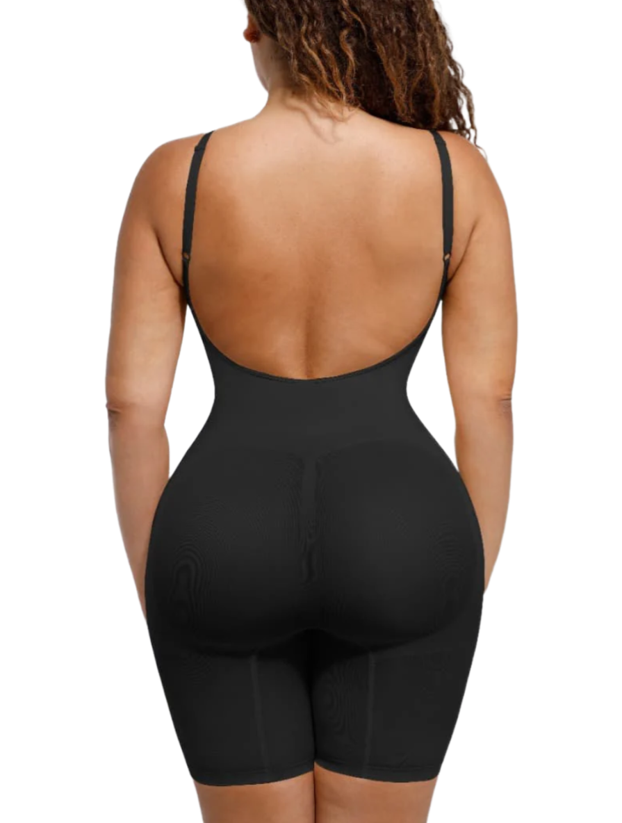 SEAMLESS SCULPT  BODY SHAPER WITH  OPEN-BACK