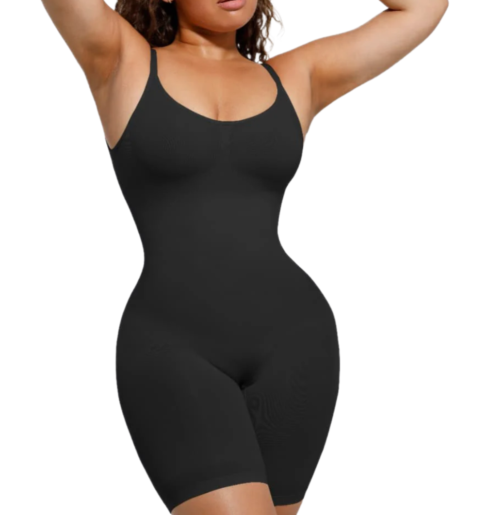 SEAMLESS SCULPT  BODY SHAPER WITH  OPEN-BACK