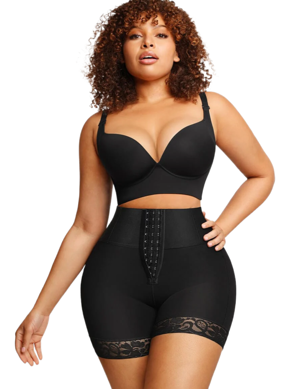 BUTT LIFTER TUMMY CONTROL MID-WAISTED MID-THIGH SHAPER SHORT