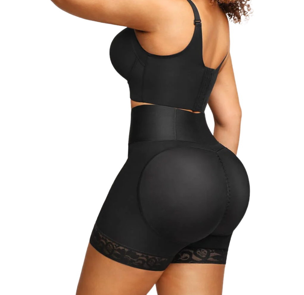 BUTT LIFTER TUMMY CONTROL MID-WAISTED MID-THIGH SHAPER SHORT