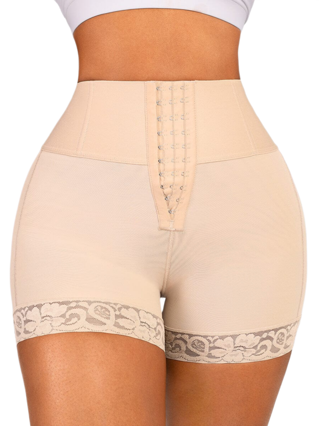 BUTT LIFTER TUMMY CONTROL MID-WAISTED MID-THIGH SHAPER SHORT