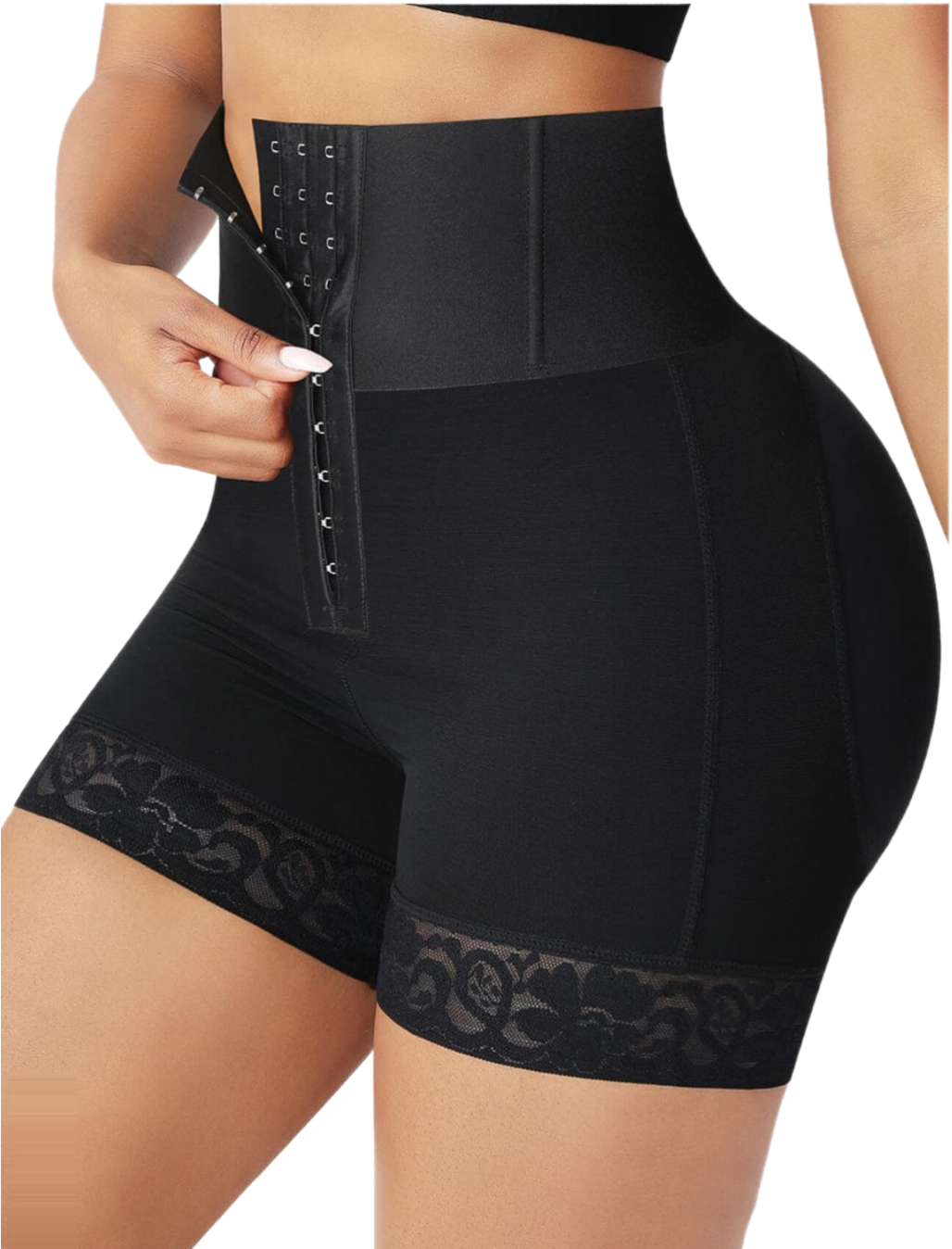 BUTT LIFTER TUMMY CONTROL MID-WAISTED MID-THIGH SHAPER SHORT