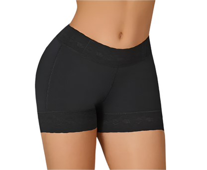 FAJAS HIGH WAIST SHAPING COMPRESSION SHORTS FOR WOMEN / POWERNET