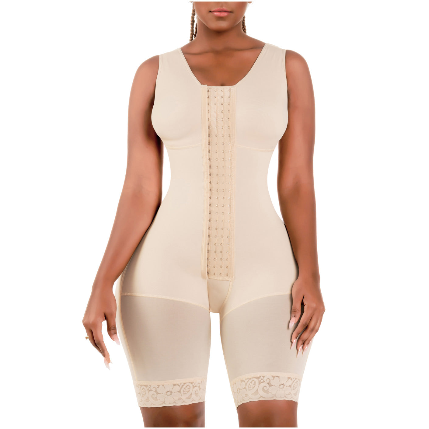 FAJAS - SHAPEWEAR BODYSUIT WITH BUILT-IN BRA - POST SURGERY & DAILY USE - POWERNET