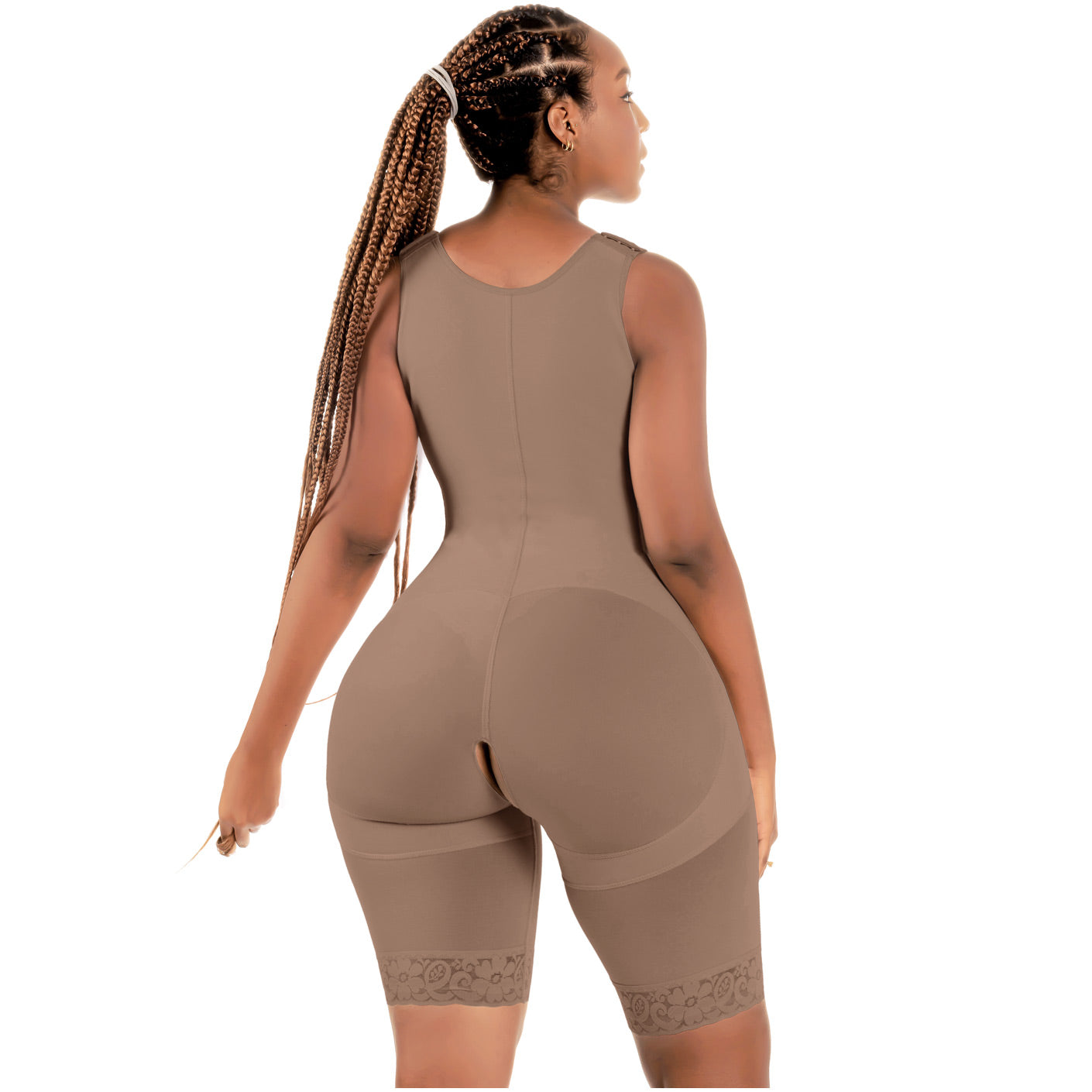 FAJAS - SHAPEWEAR BODYSUIT WITH BUILT-IN BRA - POST SURGERY & DAILY USE - POWERNET