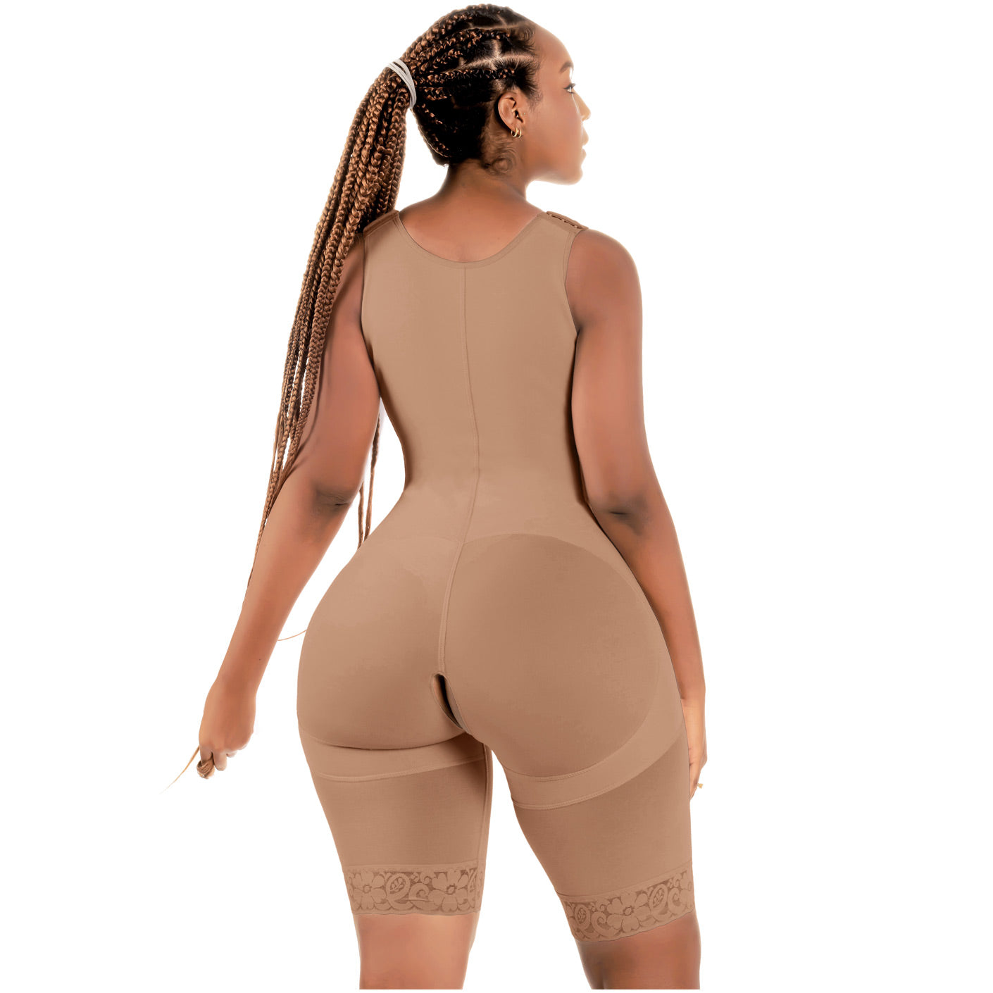 FAJAS - SHAPEWEAR BODYSUIT WITH BUILT-IN BRA - POST SURGERY & DAILY USE - POWERNET