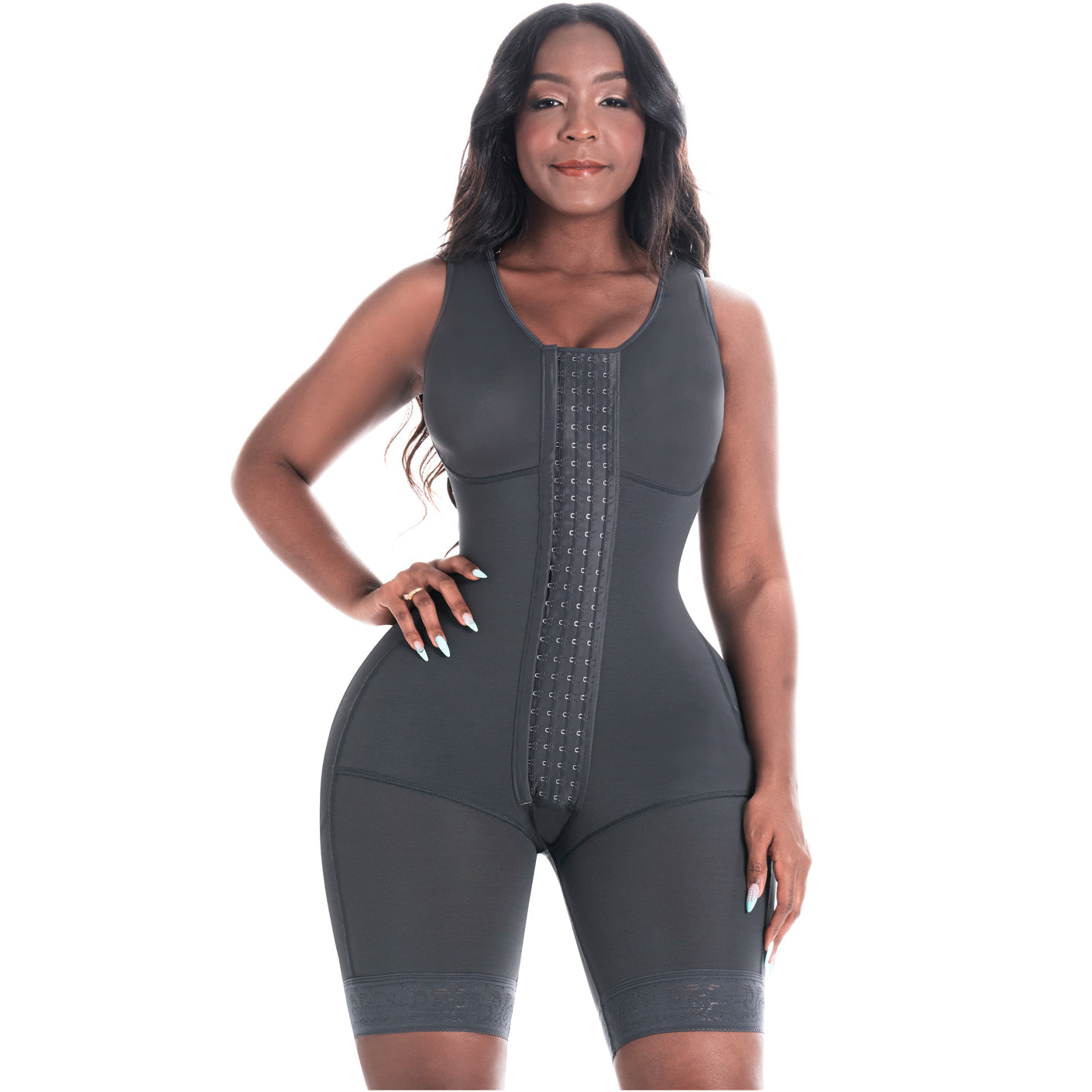 FAJAS - SHAPEWEAR BODYSUIT WITH BUILT-IN BRA - POST SURGERY & DAILY USE - POWERNET