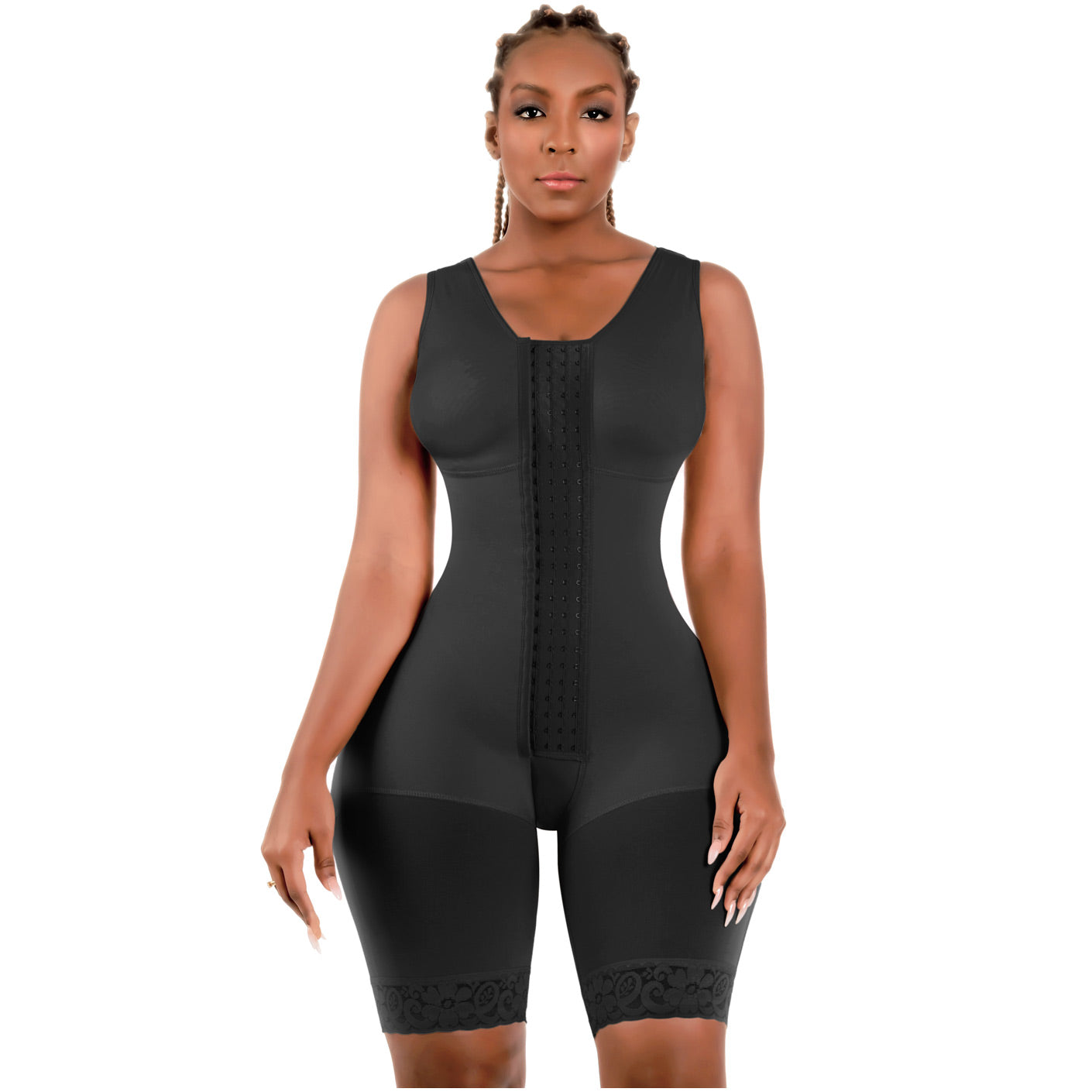 FAJAS - SHAPEWEAR BODYSUIT WITH BUILT-IN BRA - POST SURGERY & DAILY USE - POWERNET