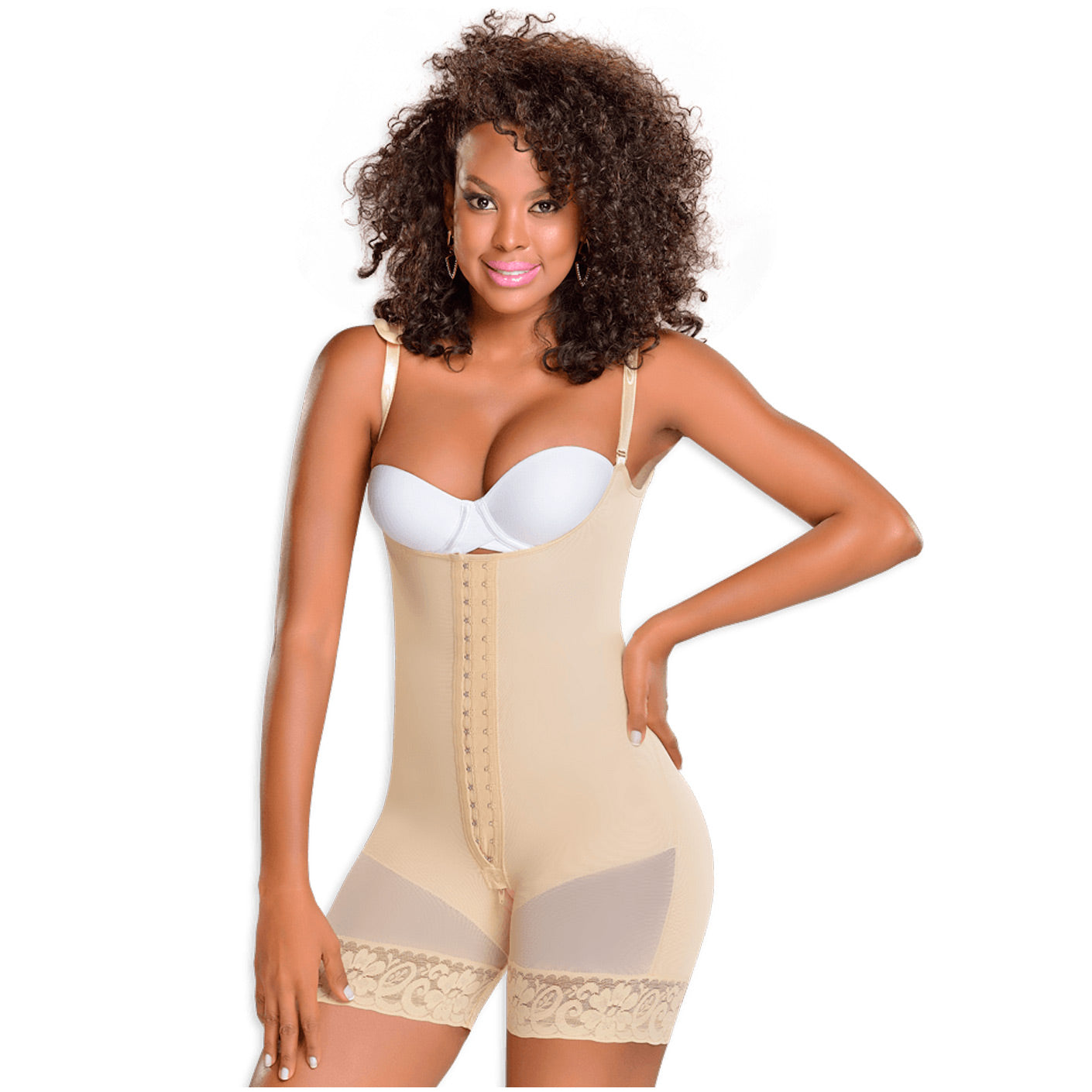 Fajas MYD 0068 Slimming Mid Thigh Body Shaper for Women / Powernet - Pal Negocio