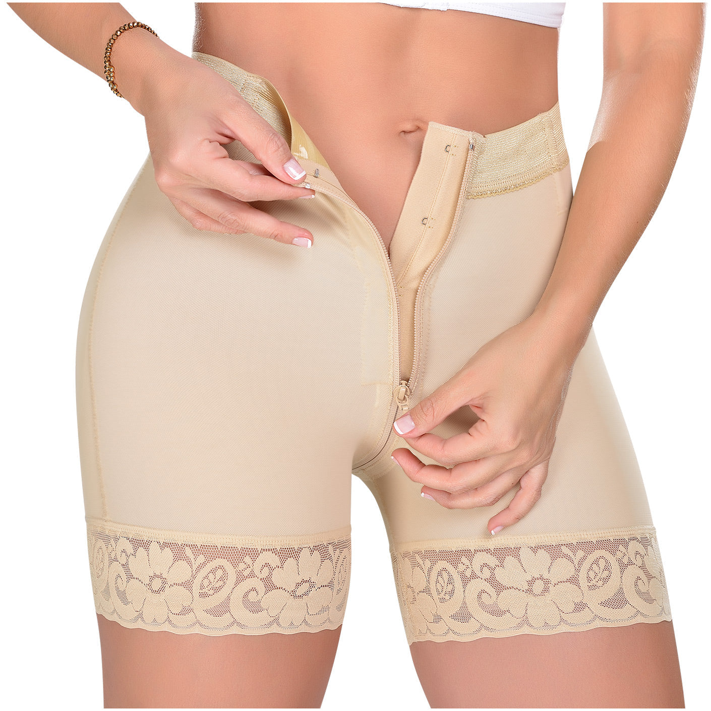 Fajas MYD 3722 High Waist Compression Shorts For Women / Powernet - Pal Negocio