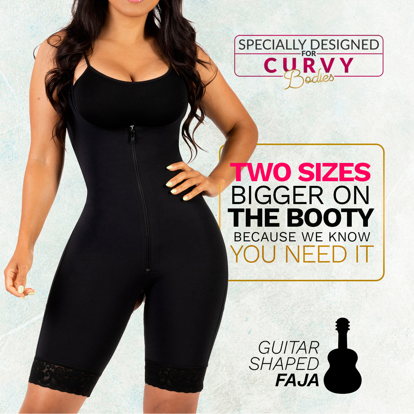 SHAPEWEAR FAJA FOR CURVY WIDE HIPS AND SMALL WAIST WOMEN