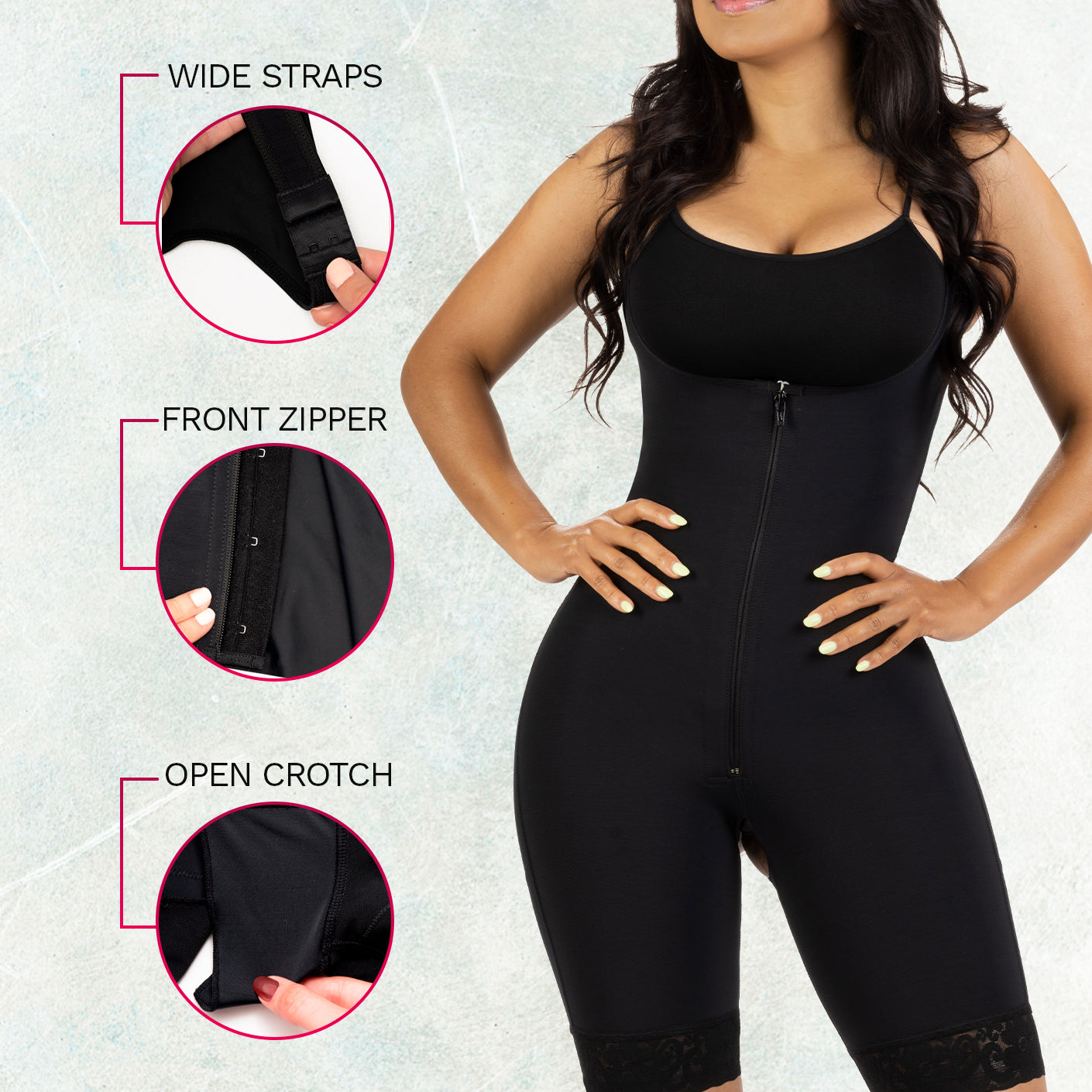 SHAPEWEAR FAJA FOR CURVY WIDE HIPS AND SMALL WAIST WOMEN