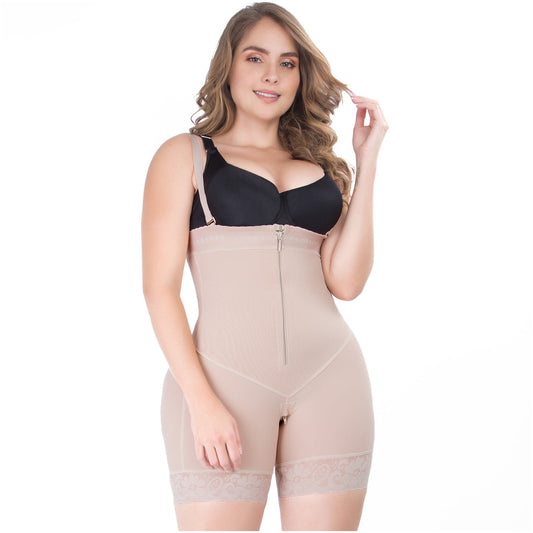 BUTT LIFTING SHAPEWEAR BODYSUIT WITH WIDE HIPS | POWERNET