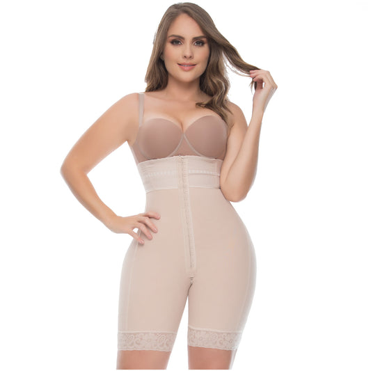 HIGH WAISTED TUMMY CONTROL BUTT LIFTER SHAPEWEAR SHORTS / POWERNET