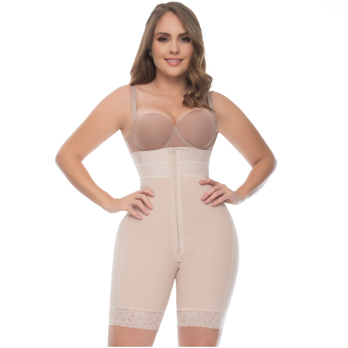 HIGH WAISTED TUMMY CONTROL BUTT LIFTER SHAPEWEAR SHORTS / POWERNET