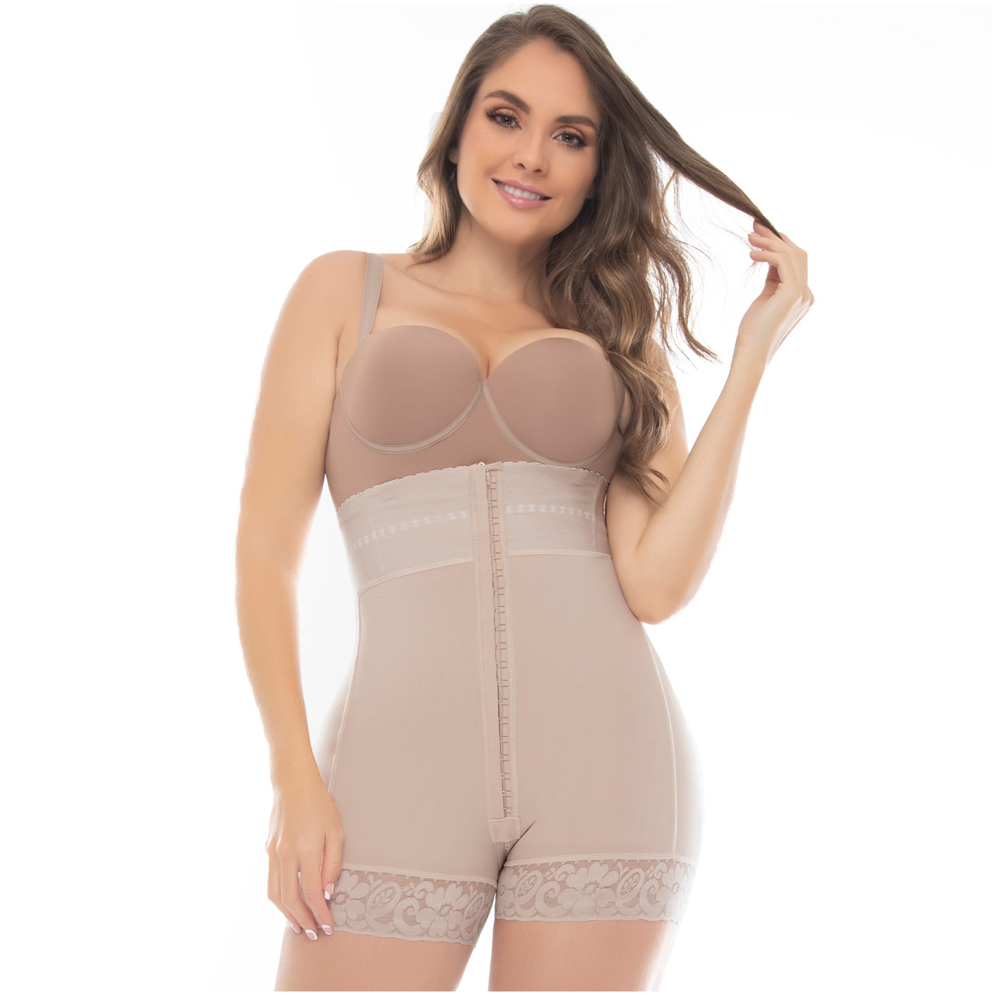 BUTT LIFTER TUMMY CONTROL MID THIGH SHAPEWEAR SHORTS /POWERNET